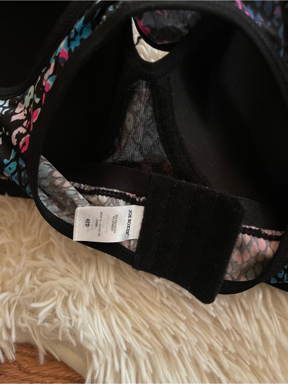 Joe Boxer RacerBack Bra 42D - Picture 4 of 5